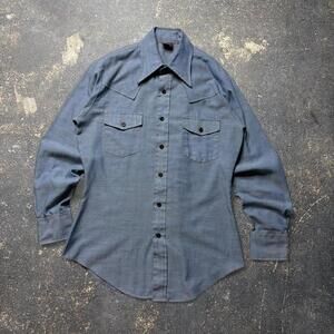 80’s Sears Western Fitted Button Shirt